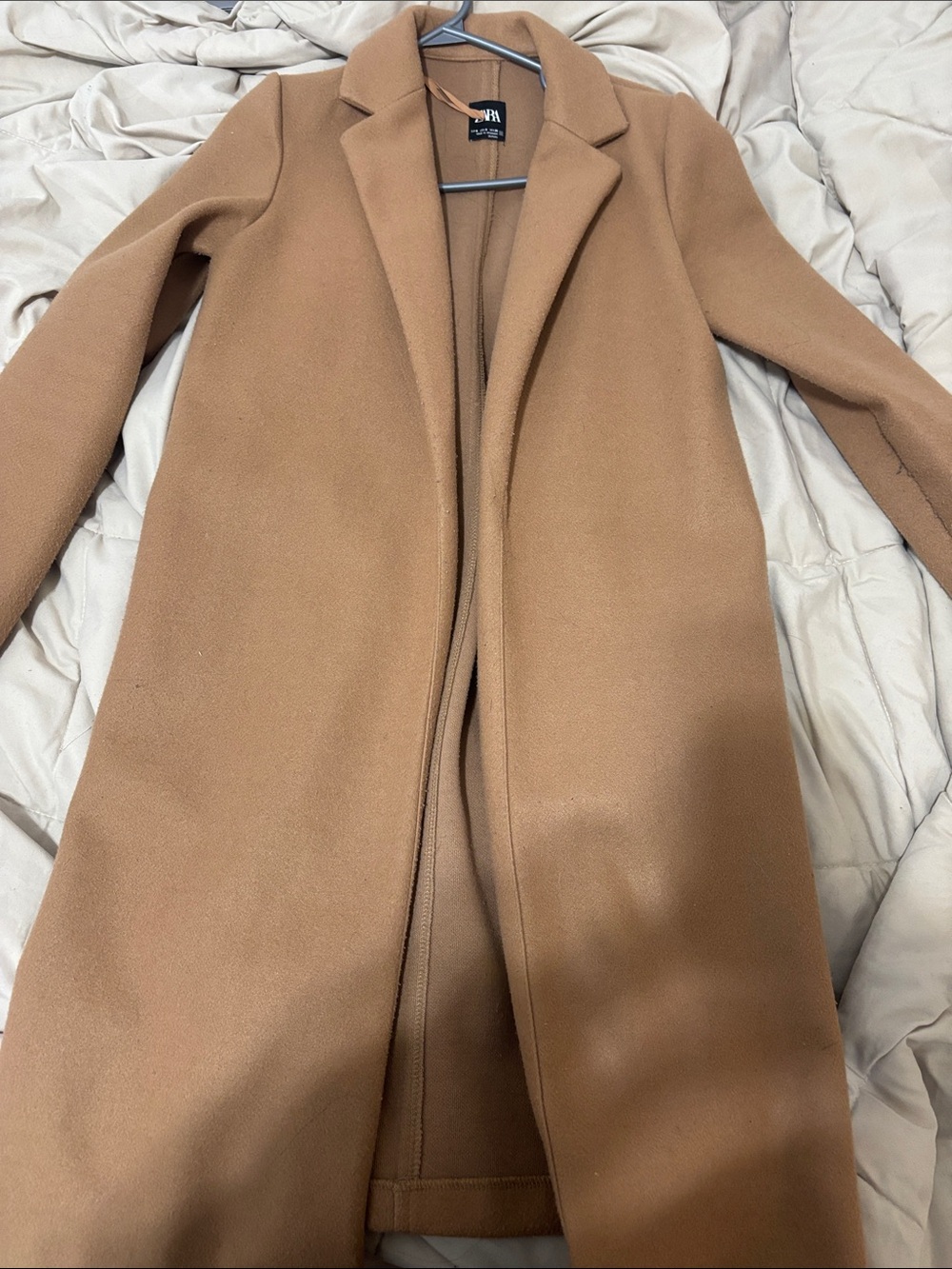 H&M Camel Long Trench Coat